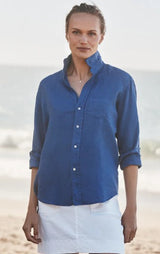 Frank & Eileen - EILEEN - Relaxed Button-Up - Cabo Blue