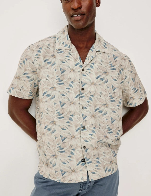 Rails - Men's  Rhodes Shirt - Callalily Cream
