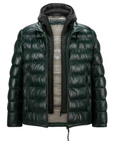 Milestone - Callisto- Leather/Sheepskin Sorona® Jacket -  Dark Green