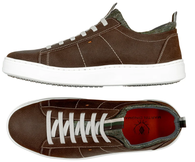 Martin Dingman - Cameron Leather Sneaker - Walnut