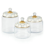 MacKenzie-Childs - Sterling Check - Kitchen Canister - Small