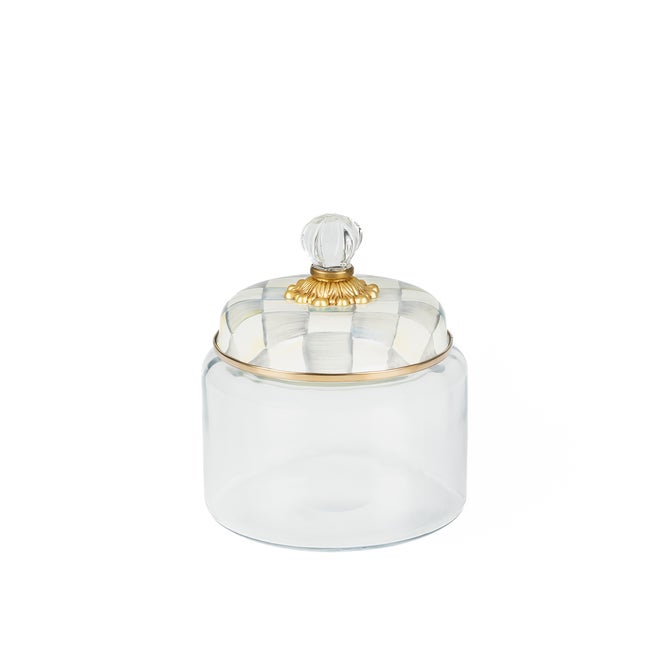 MacKenzie-Childs - Sterling Check - Kitchen Canister - Small