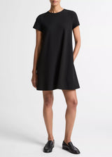 Vince - Bias Short Sleeve Dress - Black