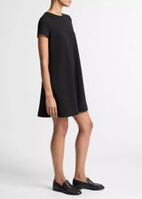 Vince - Bias Short Sleeve Dress - Black