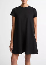Vince - Bias Short Sleeve Dress - Black