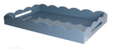 ADDISON ROSS - Large Scalloped Edge Tray -