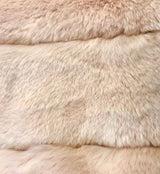 Linda Richards - Genuine Rex Rabbit Coat - Champagne