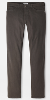 Peter Millar - Sateen Five Pocket Pant - Charcoal