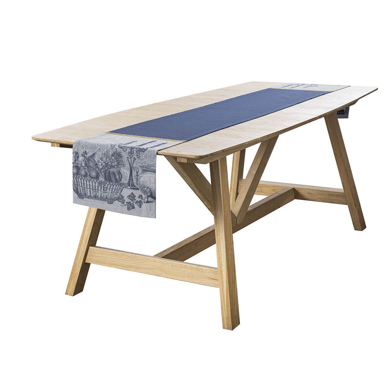 Le Jacquard Francais - Festin - Blue - Runner- 15" x 106"