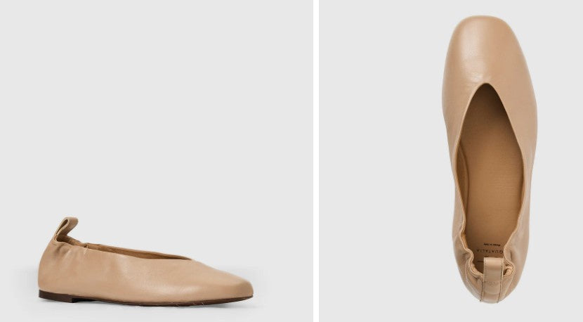 Aquatalia - CLIO BALLET FLAT - Sand