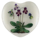 John Derian - Common Butterwort 8" Heart Dish