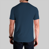 2UNDR - Luxury Crew Tee - Pacific Navy