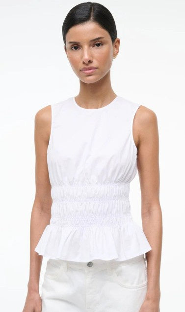 STAUD Culver Top White