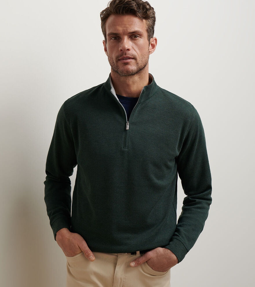 Peter Millar - Crown Comfort Pullover - Deep Verdant