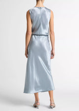 Vince Women's Side Slip Skirt in Lagoon