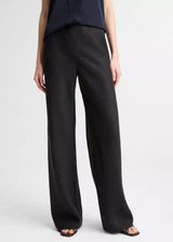 Vince Women's Colette Linen Bias Pant in Black