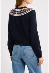 Doen- Boniface Cashmere Sweater- Navy
