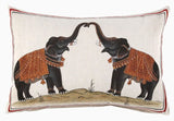 John Robshaw - Kidney Pillow - Two Elephants