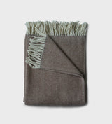 Cotton Herringbone Throw - Cedar