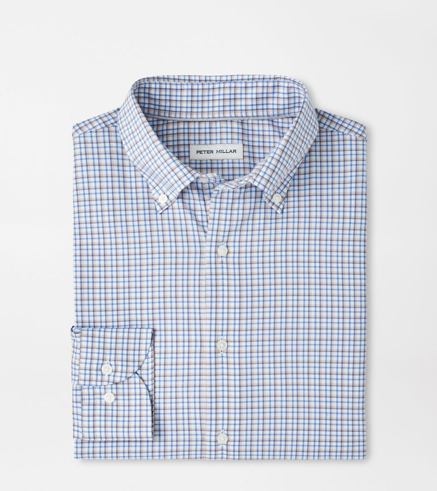 Peter Millar - Julian Crown Lite Cotton Stretch Sport Shirt - Evening Tide