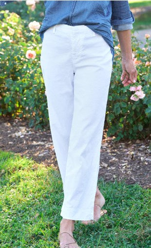 Frank & Eileen - Wexford Trouser - White