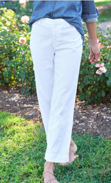 Frank & Eileen - Wexford Trouser - White