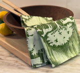 Ramsay Gourd - Farmyard Tea Towel in Olive