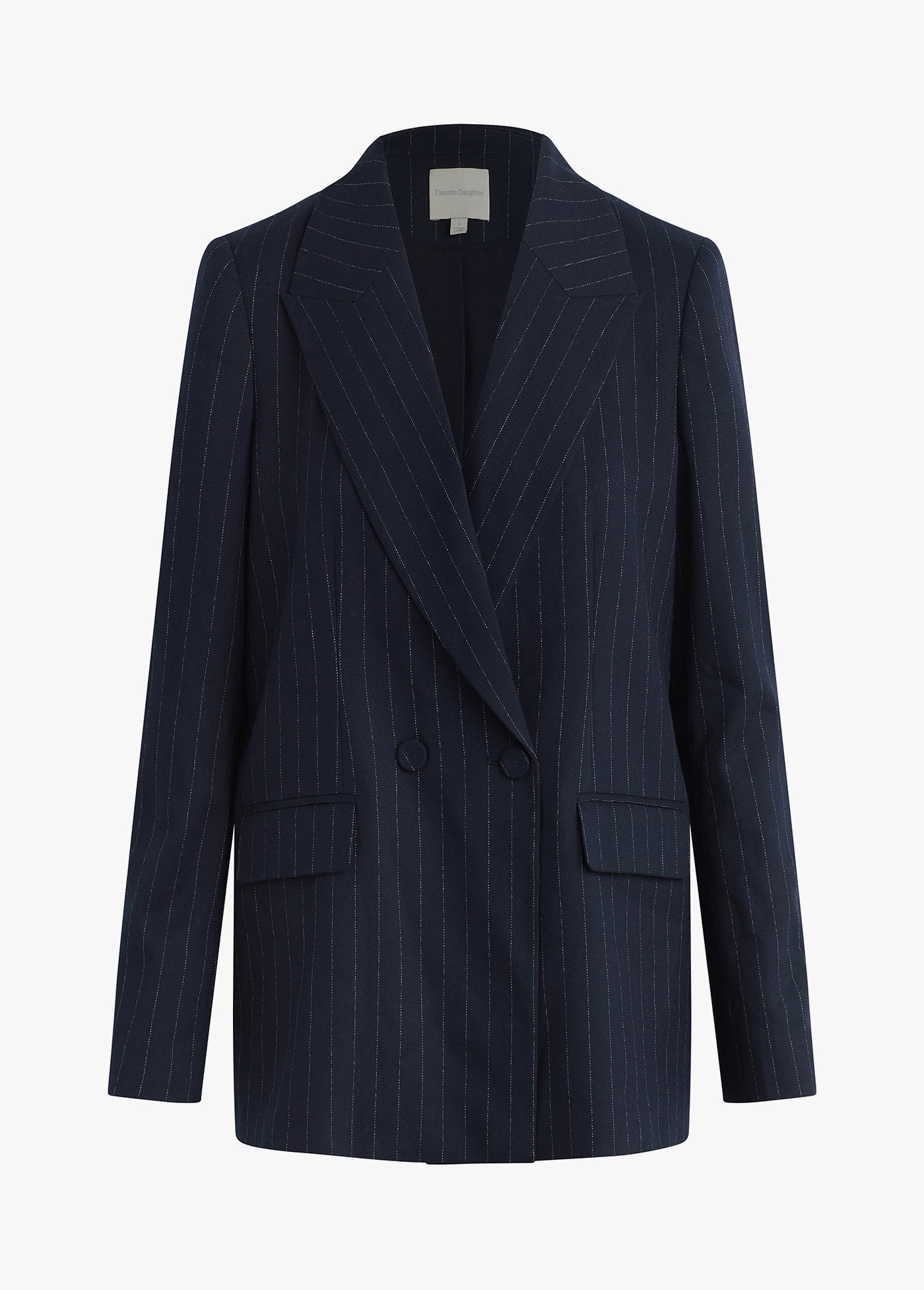 Favorite Daughter - Suits You Blazer - Navy Pinstripe