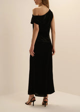 Favorite Daughter- The Velvet Side Note Top- Black