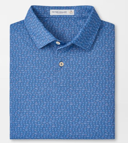Peter Millar - Featherweight Flight Performance Polo  - Wind Blue  ms 26ek101s