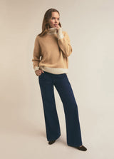 Favorite Daughter - The Andi Sweater - Beige/Ivory