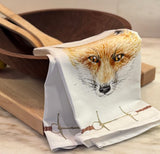 Ramsay Gourd - Hunt Country Tea Towel in White
