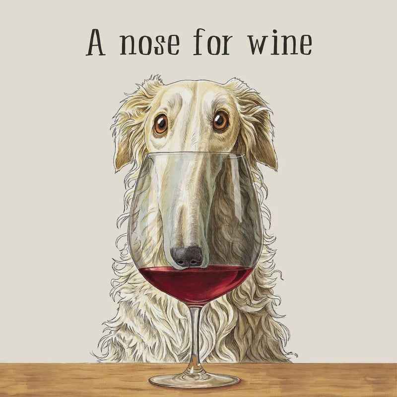 Hester & Cook - A NOSE FOR WINE - Cocktail Napkin