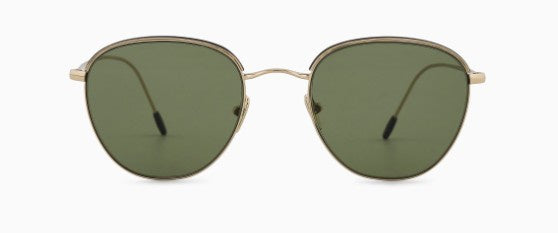 Giorgio Armani - Pale Gold/Matte Black w/ Green - Gold AR6048
