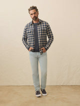 Faherty Legend Sweater Shirt - Golden Lake Plaid