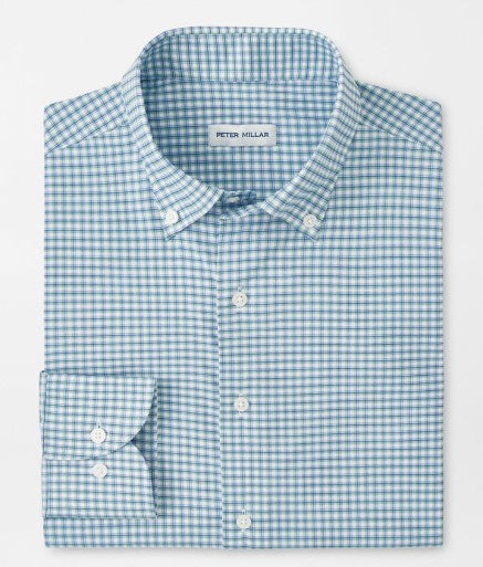 Peter Millar - Gregory Performance Twill Sport Shirt - Windsor Blue