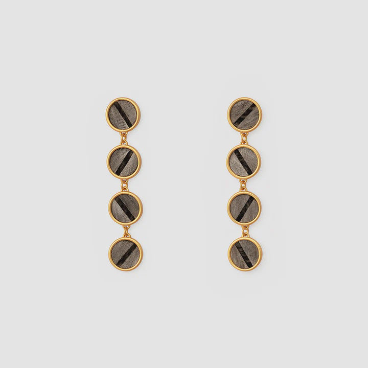 Brackish - Harper Multi Bezel Drop Earring