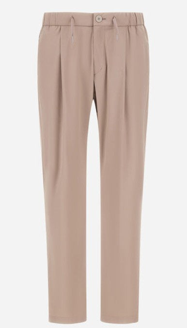 HERNO - NYLON MAESTRO TROUSERS - Dove Grey