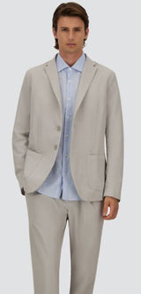 Herno - Men's Seer- Crease Perla Blazer - Grigio/Grey