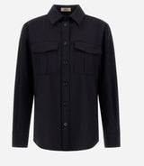 Herno - Women's Shirt in Light Stretch Wool - Navy