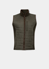 Alan Paine - Highshore Quilted Gilet - Dark Green