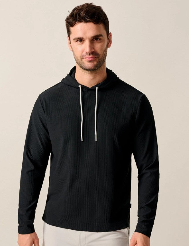 Johnnie O - Hoppin Performance Drawstring Hoodie - Black