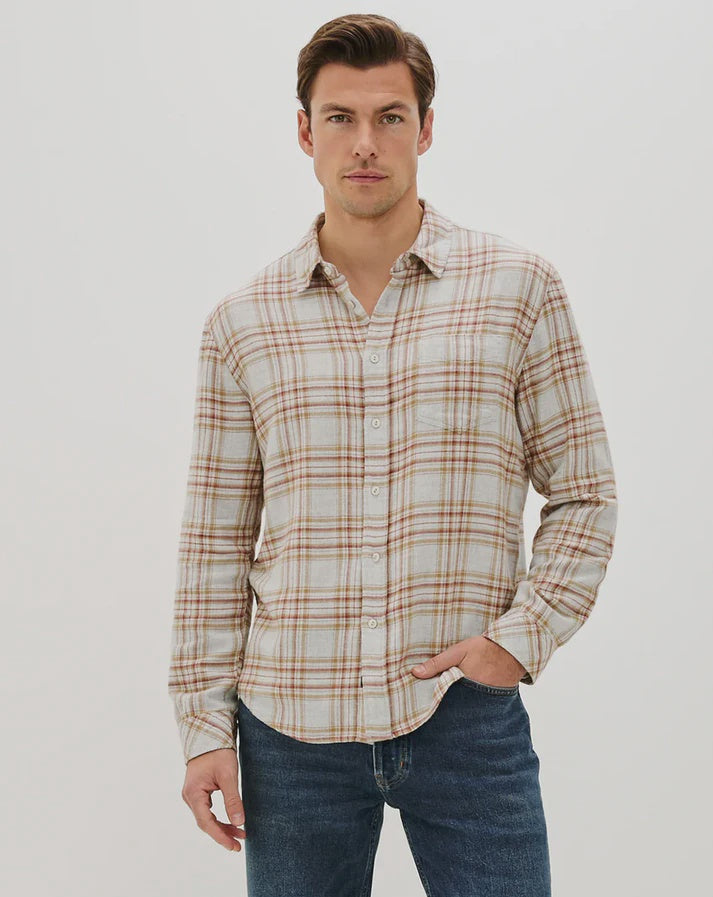 Rails - Lennox Shirt - Currant Tawny Melange