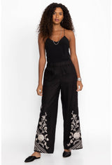 Johnny Was - Seamed Linen Pant - Black