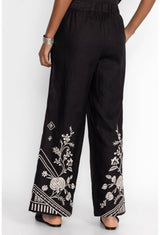 Johnny Was - Seamed Linen Pant - Black