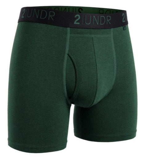 2UNDR - Swing Shift 6" Boxer Brief -  Jade