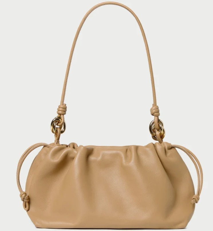 Loeffler Randall - Kiri Leather Shoulder Bag - Khaki