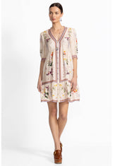 Johnnie Was Loren Mini Dress
