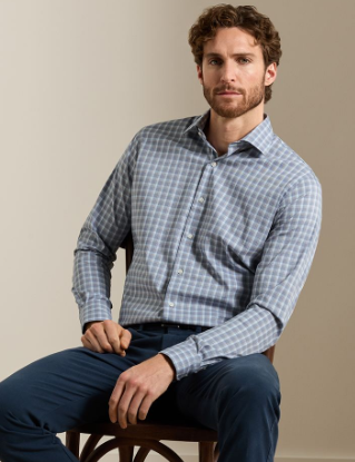 Peter Millar - Lincoln Crown Lite Cotton-Stretch Sport Shirt - Navy