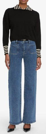 Frame Jeans - Le Slim Palazzo Modernist Pocket - Esteem